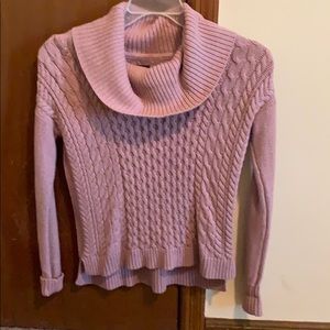Pink mauve turtleneck